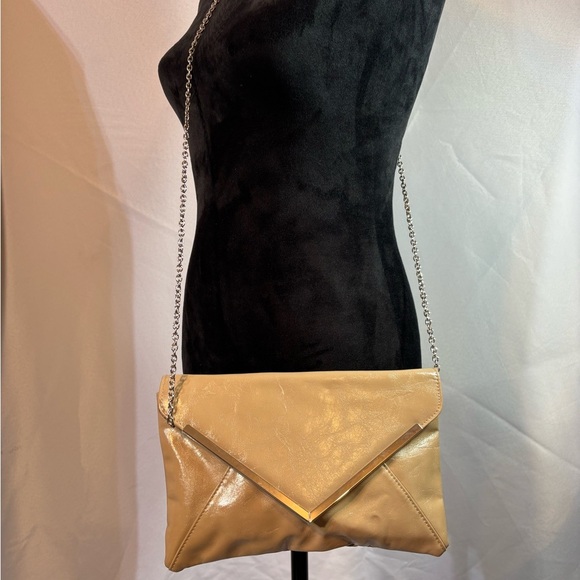 INC International Concepts Women’s  Lily Glazed Clutch Shoulder Bag Chain Strap - Picture 8 of 10